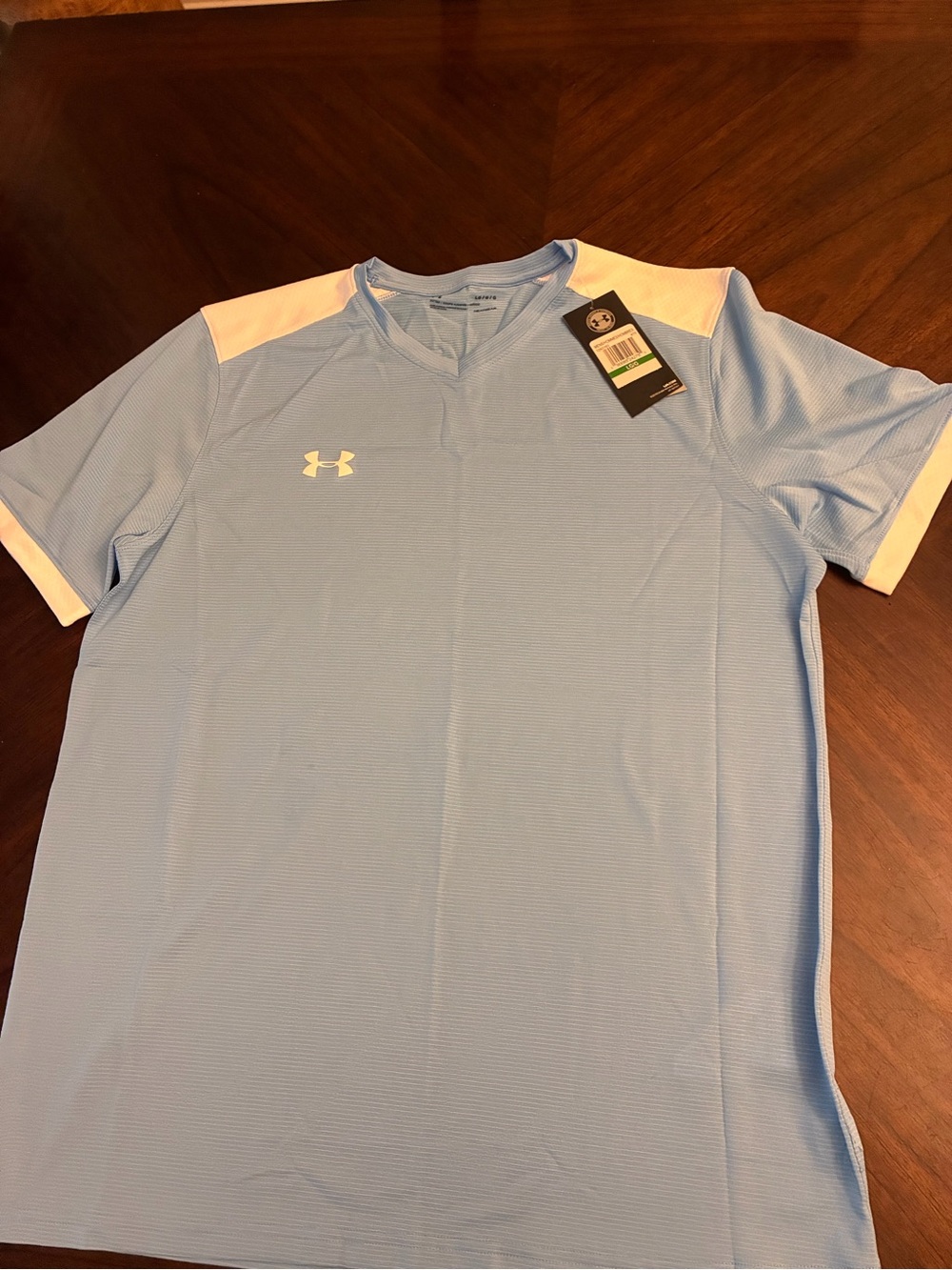 Under Armour Men's UA Microthread Match Jersey LG Blue New